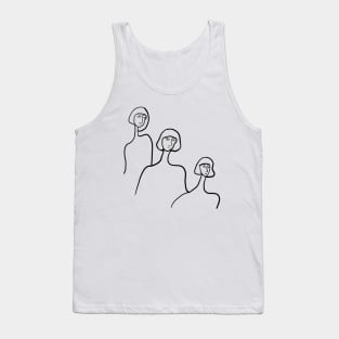 Women abstraction. Tank Top